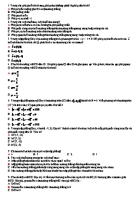 Đề chất lượng cao Toán 11